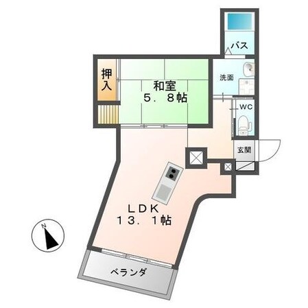 宇都宮駅 徒歩9分 3階の物件間取画像